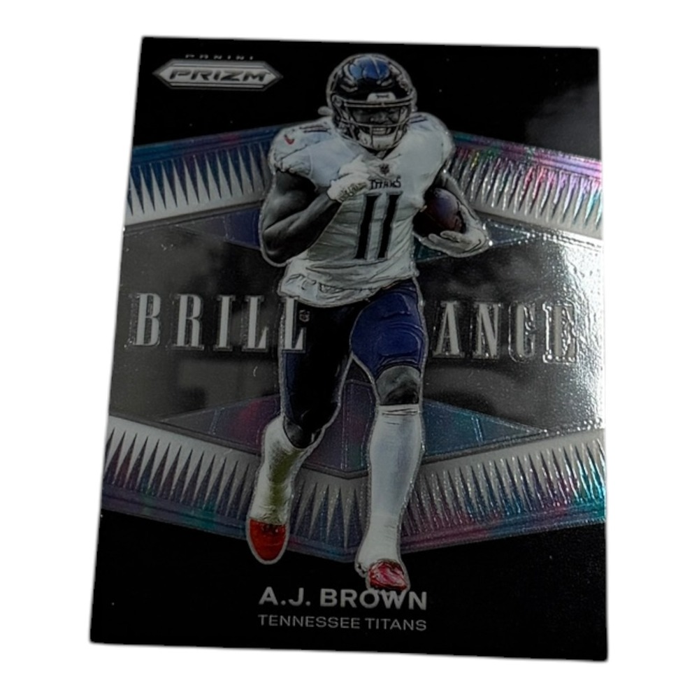 2021 Panini Prizm Brilliance A.J. Brown Silver‎ Prizm B-17 Tennessee Titans NFL